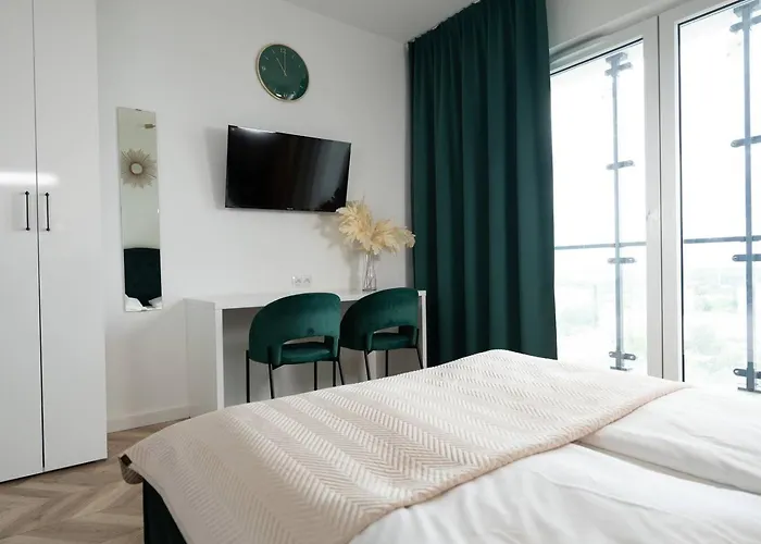 Kasprzaka Heights With A View شقة