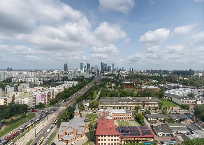 Kasprzaka Heights With A View شقة *