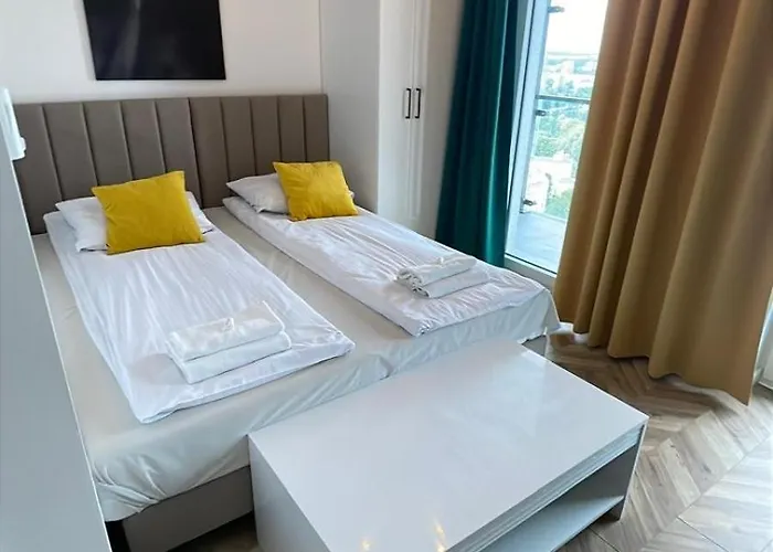 Kasprzaka Heights With A View شقة